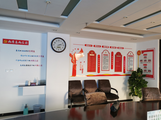 武汉创意汇广告公司给武汉中石化安装文化墙